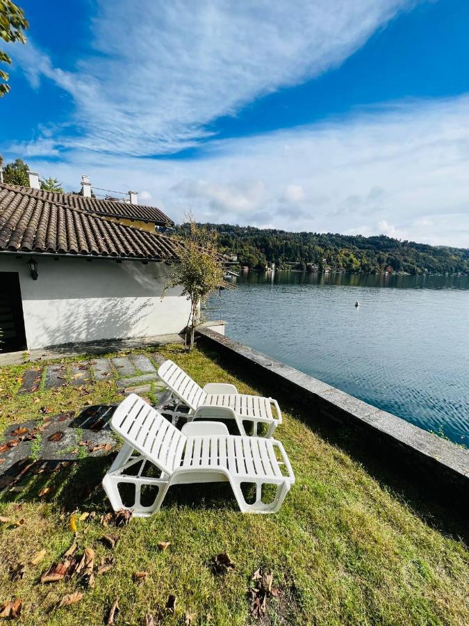 Lake View Cottage Beach Orta San Giulio Exterior photo